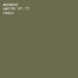 #6D6B4D - Finch Color Image