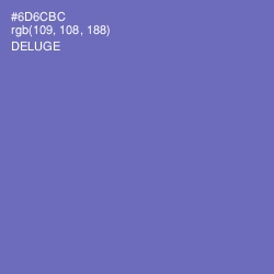 #6D6CBC - Deluge Color Image