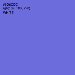 #6D6CDC - Moody Blue Color Image