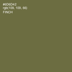 #6D6D42 - Finch Color Image