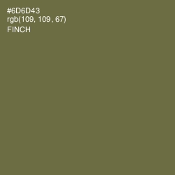 #6D6D43 - Finch Color Image