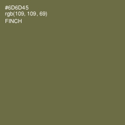 #6D6D45 - Finch Color Image