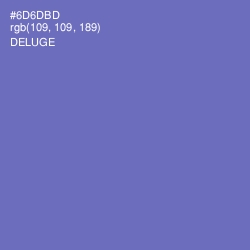 #6D6DBD - Deluge Color Image