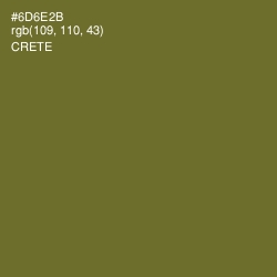 #6D6E2B - Crete Color Image