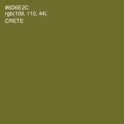 #6D6E2C - Crete Color Image