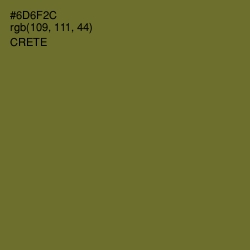 #6D6F2C - Crete Color Image