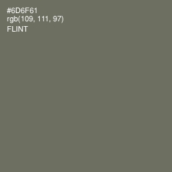 #6D6F61 - Flint Color Image