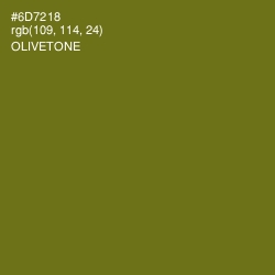 #6D7218 - Olivetone Color Image