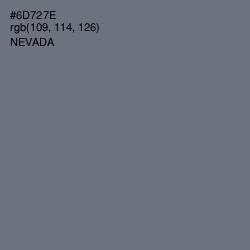 #6D727E - Nevada Color Image