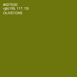 #6D750D - Olivetone Color Image
