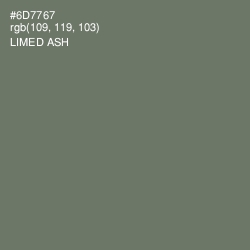 #6D7767 - Limed Ash Color Image