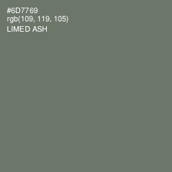 #6D7769 - Limed Ash Color Image
