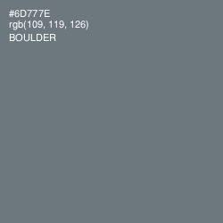 #6D777E - Boulder Color Image