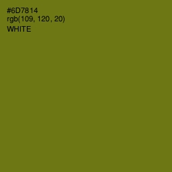 #6D7814 - Olivetone Color Image