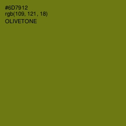 #6D7912 - Olivetone Color Image