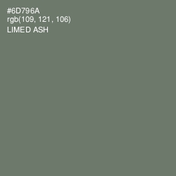 #6D796A - Limed Ash Color Image