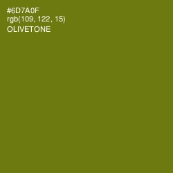 #6D7A0F - Olivetone Color Image