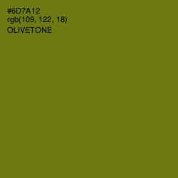 #6D7A12 - Olivetone Color Image