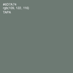 #6D7A74 - Tapa Color Image
