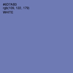 #6D7AB3 - Deluge Color Image