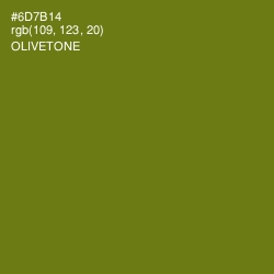 #6D7B14 - Olivetone Color Image