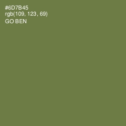 #6D7B45 - Go Ben Color Image
