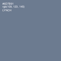 #6D7B91 - Lynch Color Image