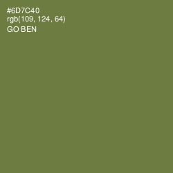 #6D7C40 - Go Ben Color Image
