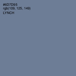 #6D7D95 - Lynch Color Image