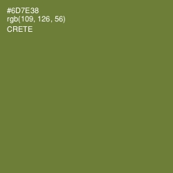 #6D7E38 - Crete Color Image