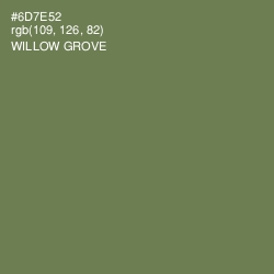 #6D7E52 - Willow Grove Color Image