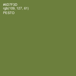 #6D7F3D - Pesto Color Image