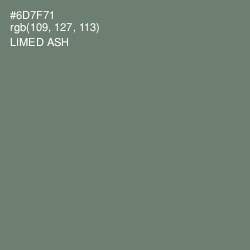 #6D7F71 - Limed Ash Color Image