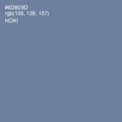 #6D809D - Hoki Color Image