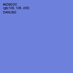 #6D80DC - Danube Color Image