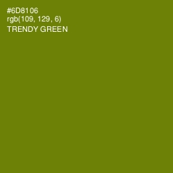 #6D8106 - Trendy Green Color Image