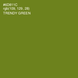 #6D811C - Trendy Green Color Image