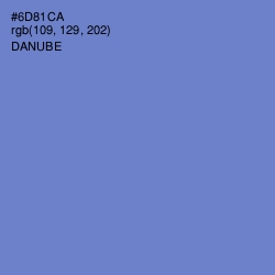 #6D81CA - Danube Color Image