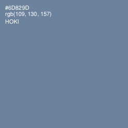 #6D829D - Hoki Color Image