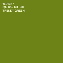 #6D8317 - Trendy Green Color Image