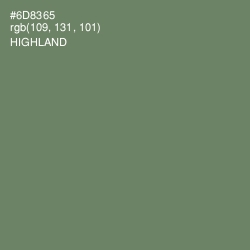 #6D8365 - Highland Color Image