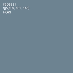 #6D8391 - Hoki Color Image
