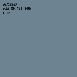 #6D8392 - Hoki Color Image