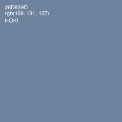 #6D839D - Hoki Color Image