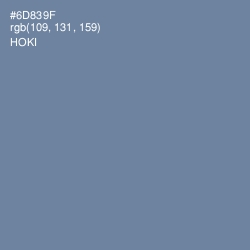 #6D839F - Hoki Color Image