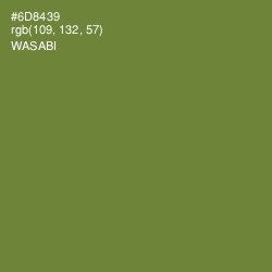 #6D8439 - Wasabi Color Image