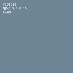 #6D8595 - Hoki Color Image