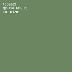 #6D8662 - Highland Color Image