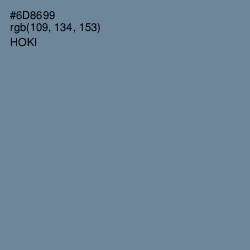 #6D8699 - Hoki Color Image