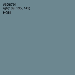 #6D8791 - Hoki Color Image